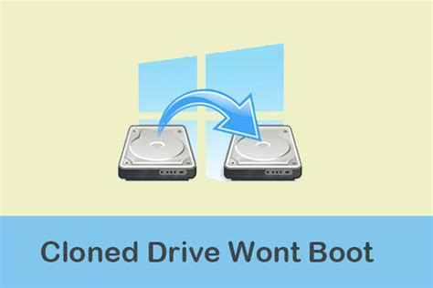 cloned drive will not boot|make a cloned disk bootable.